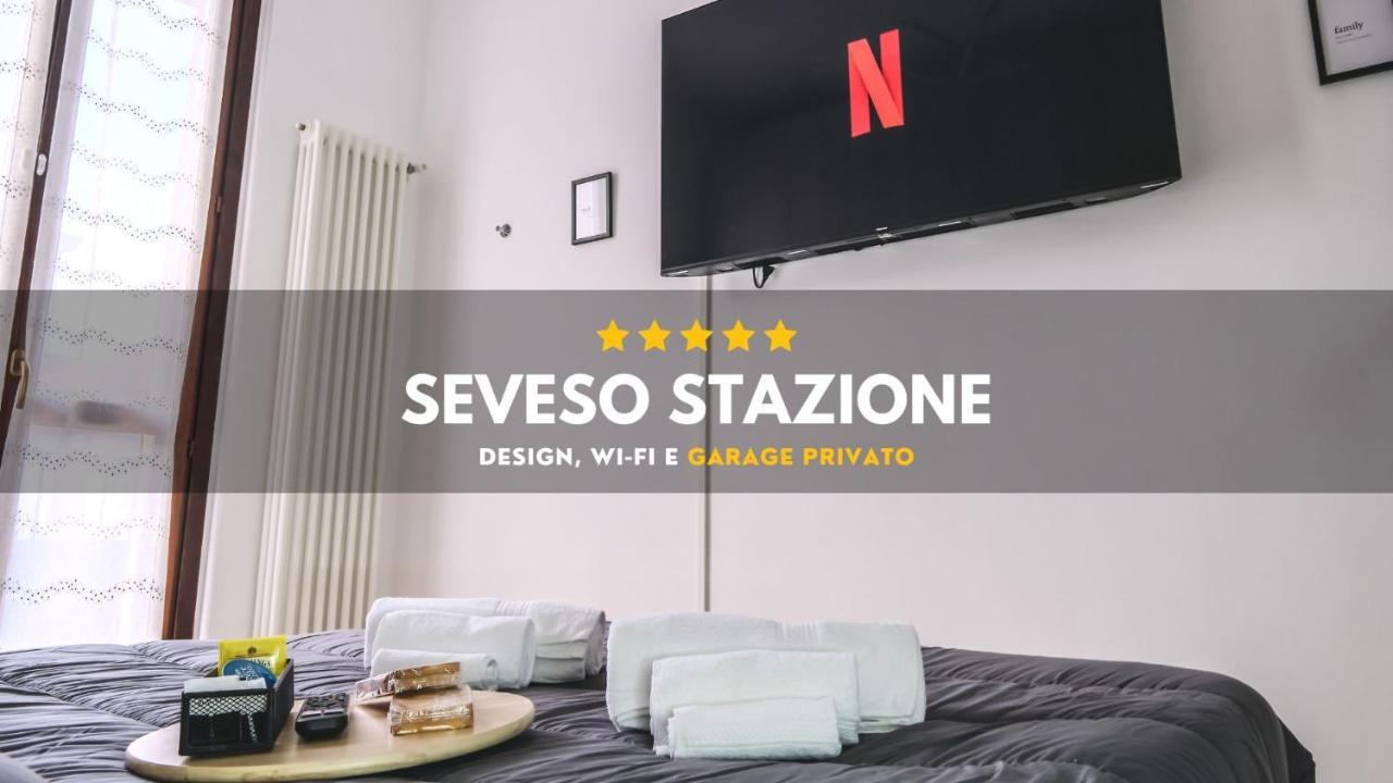 Seveso-Stazione Design, Wifi & Garage Privato Appartement Buitenkant foto